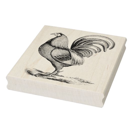  Rooster voor links Rubber Kunststempel Rubberstempel (Stempel)