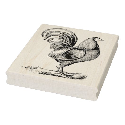 Rooster voor rechter rubberen kunststempel Rubberstempel (Stempel)