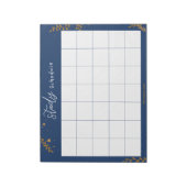 Rooster voor studententijd notitieblok (Linkerzijde)