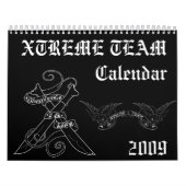 rooster voor xtreme-team kalender (Hoes)