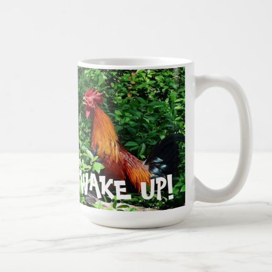 Rooster "Wake Up"-Mok Koffiemok (Rechts)