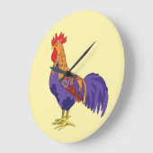Rooster-wandklok Grote Klok (Hoek)