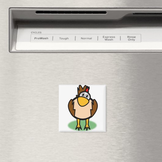 Rooster Watching Magneet (Insitu (Vaatwasser))