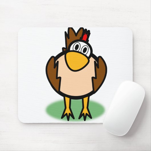Rooster Watching Muismat (Met muis)
