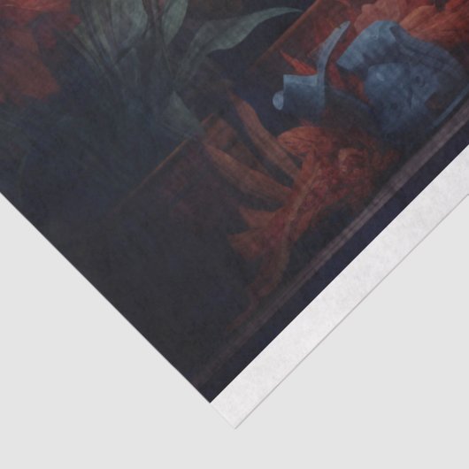 Rooster Waterverf 1 Decoupage papier (Detail)