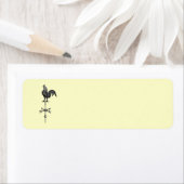 Rooster Weather Vane Etiket (Insitu)