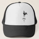  Rooster Weather Vane Trucker Pet (Voorkant)