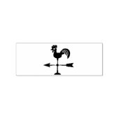 Rooster Weathervane Rubberstempel (Afrduk)