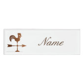 Rooster Weathervane Thunder_Cove Naambadge (Voorkant)