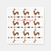Rooster Weathervane Thunder_Cove Servet (Voorkant)