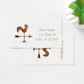 Rooster Weathervane Thunder_Cove Visitekaartje (Bureau)
