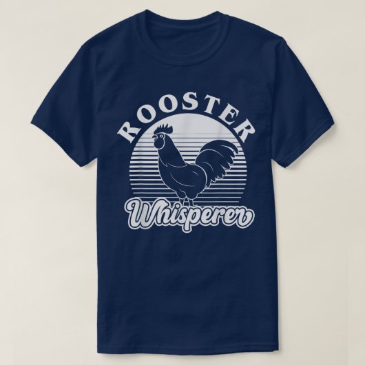 Rooster Whisperer Boerderij Rooster Chicken Lover  T-shirt (Design voorkant)