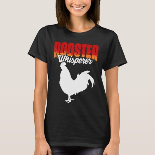 Rooster Whisperer Cockasting Chicken Bird Cocker T-shirt (Voorkant)