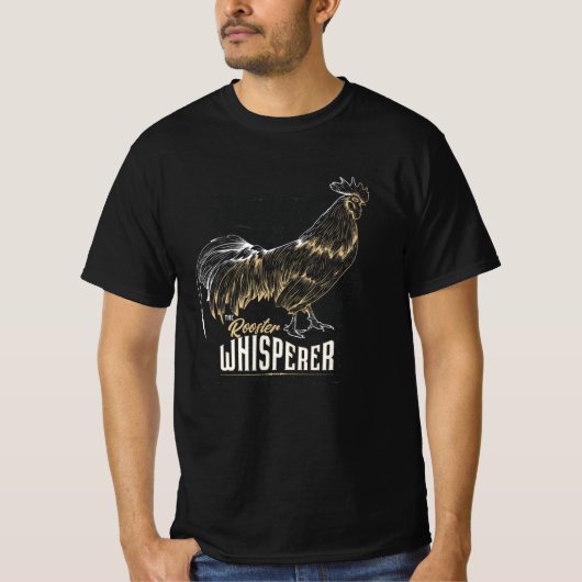 Rooster Whisperer Distress T-shirt (Voorkant)