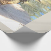 Rooster Wrapping Paper Cadeaupapier (Hoek)