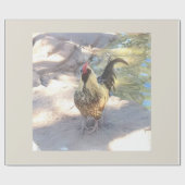 Rooster Wrapping Paper Cadeaupapier (Vlak)