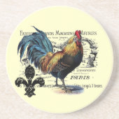  Rooster Zandsteen Onderzetter (Voorkant)