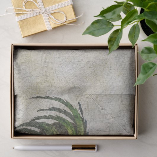 Rooster Zingt naar Muziek Decoupage Tissuepapier (Geschenk)