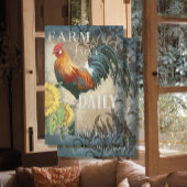 Rooster - Zonnebloemzaad - Boerderij, vers katoenz Tissuepapier