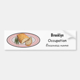 Roosterdvarkensbuik, afbeelding cartoon bumpersticker