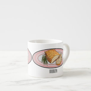 Roosterdvarkensbuik, afbeelding cartoon espresso kop