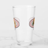 Roosterdvarkensbuik, afbeelding cartoon glas (Links)