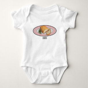 Roosterdvarkensbuik, afbeelding cartoon romper