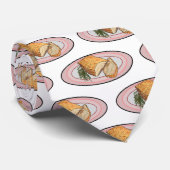 Roosterdvarkensbuik, afbeelding cartoon stropdas (Opgerold)