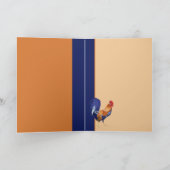 Roostergrens Happy Birthday Card Kaart (Binnen)