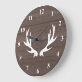  roosterjachthert - houtwuurklok grote klok (Hoek)