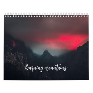Roosterkalender voor bergen kalender