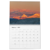 Roosterkalender voor bergen kalender (Feb 2027)