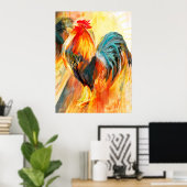 Roosterkraaien Poster (Thuiskantoor)