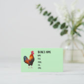 RoosterkweekVisitekaartjes Visitekaartje (Staand voorkant)