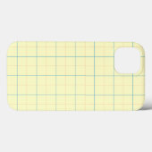 roosterpatroon blauwe lijn rode stippen Case-Mate iPhone case (Achterkant (horizontaal))