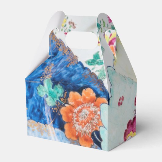 roosterpatroon van tabaksbladeren bedankdoosjes (Achterkant)