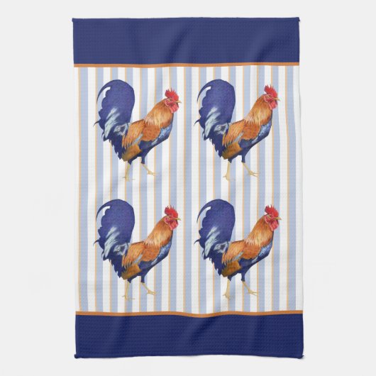 Roosterpatroonstrepen keukenhanddoek (Verticaal)