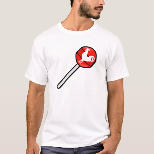 Roosterpop T-shirt (Voorkant)