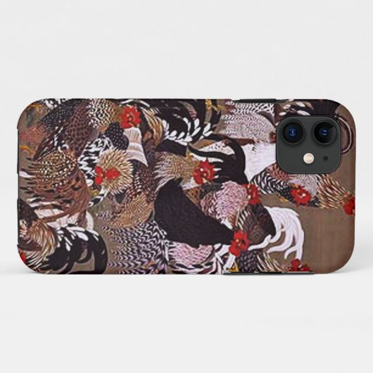 Roosters Art Case-Mate iPhone Case (Achterkant (horizontaal))