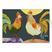 Roosters Blank-kaart (Voorkant Horizontaal)