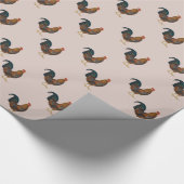  Roosters Cadeaupapier (Hoek)