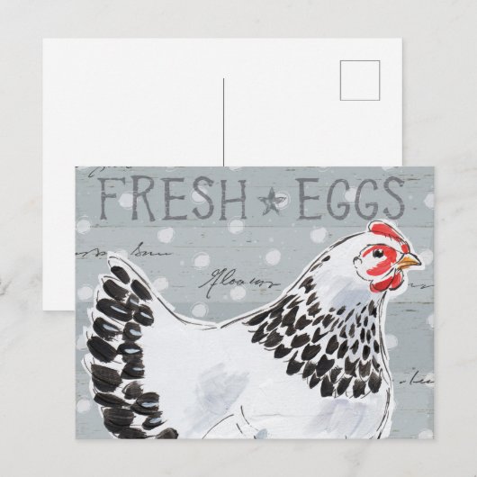 Roosters Call II Briefkaart (Voorkant / Achterkant)