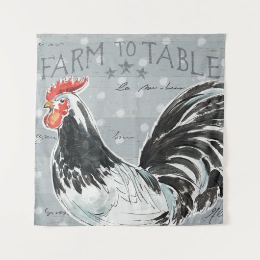 Roosters Call III Wandkleed (Voorkant (horizontaal))