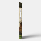 Roosters en Engels buiten Hen House met witte rand Case-Mate iPhone Case (Achterkant / Links)