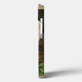 Roosters en Engels buiten Hen House met witte rand Case-Mate iPhone Case (Achterkant / Links)