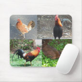 Roosters en Hens Mousepad Muismat (Met muis)