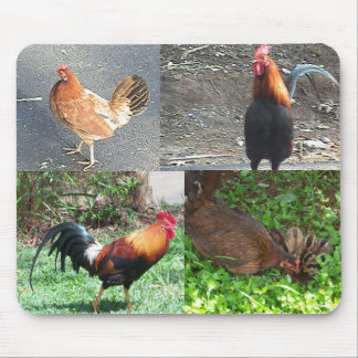 Roosters en Hens Mousepad Muismat