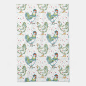 Roosters en penhanddoeken theedoek (Verticaal)