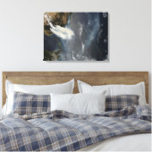 Roosters en rook in Zuidoost-Australië Canvas Afdruk (Insitu (Slaapkamer))