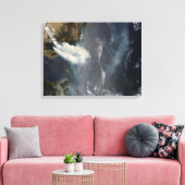 Roosters en rook in Zuidoost-Australië Canvas Afdruk (Insitu (Woonkamer))